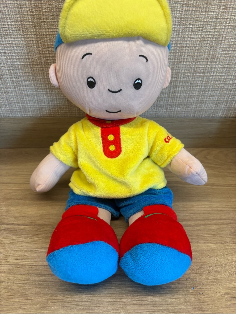 Vintage Caillou Plush Doll – Imports Dragon – Approx. 14 Inches
